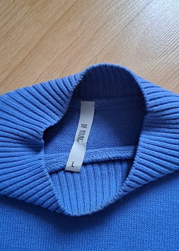 Mavi Kadın Triko Bisiklet Yaka Kazak - Görsel 2