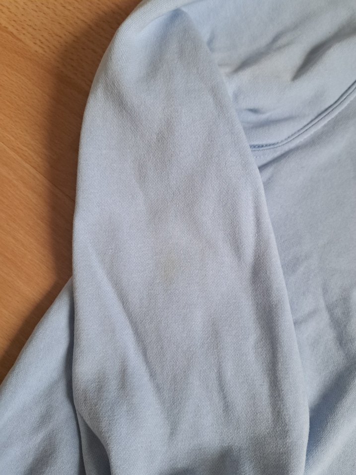 H&M Mavi Kapüşonlu Kadın Sweatshirt - Görsel 4