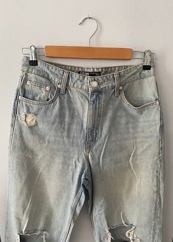 Mavi jeans mom jeanKadın Kot Pantolon - Görsel 4