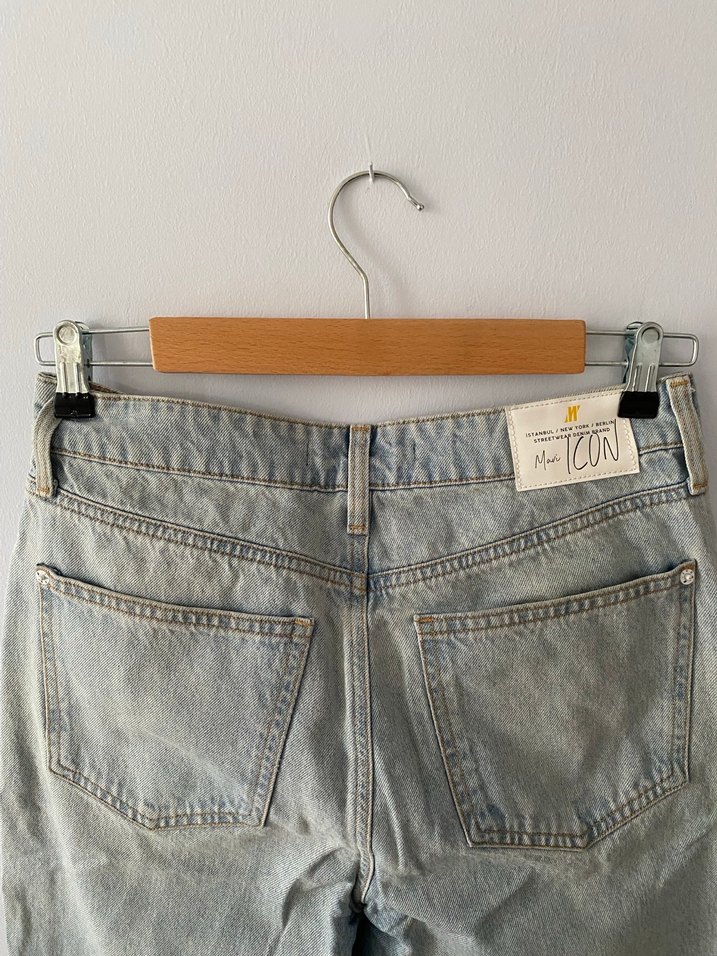 Mavi jeans mom jeanKadın Kot Pantolon - Görsel 3