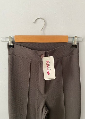 Gri Kumaş Kadın Pantolon - Görsel 2