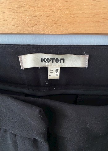 Siyah Kadın Kumaş Pantolon - Görsel 3