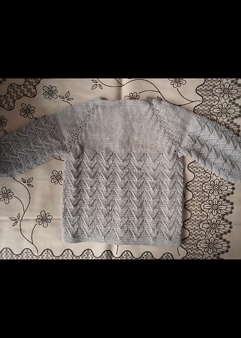 Erkek bebek örgü ceket - Görsel 3