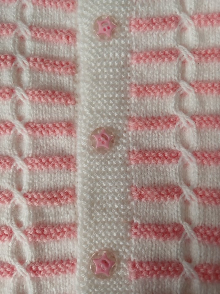 Kız Çocuk Pembe Triko Kolsuz Hırka - Görsel 2