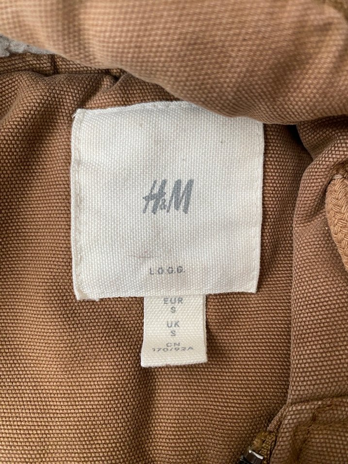 Bej Kapüşonlu Fermuarlı Unisex Ceket - Görsel 3