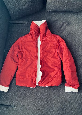 Bordo Kapüşonlu Kadın Kışlık Mont - Görsel 3