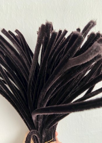 Koyu kahve Şönil - Görsel 2