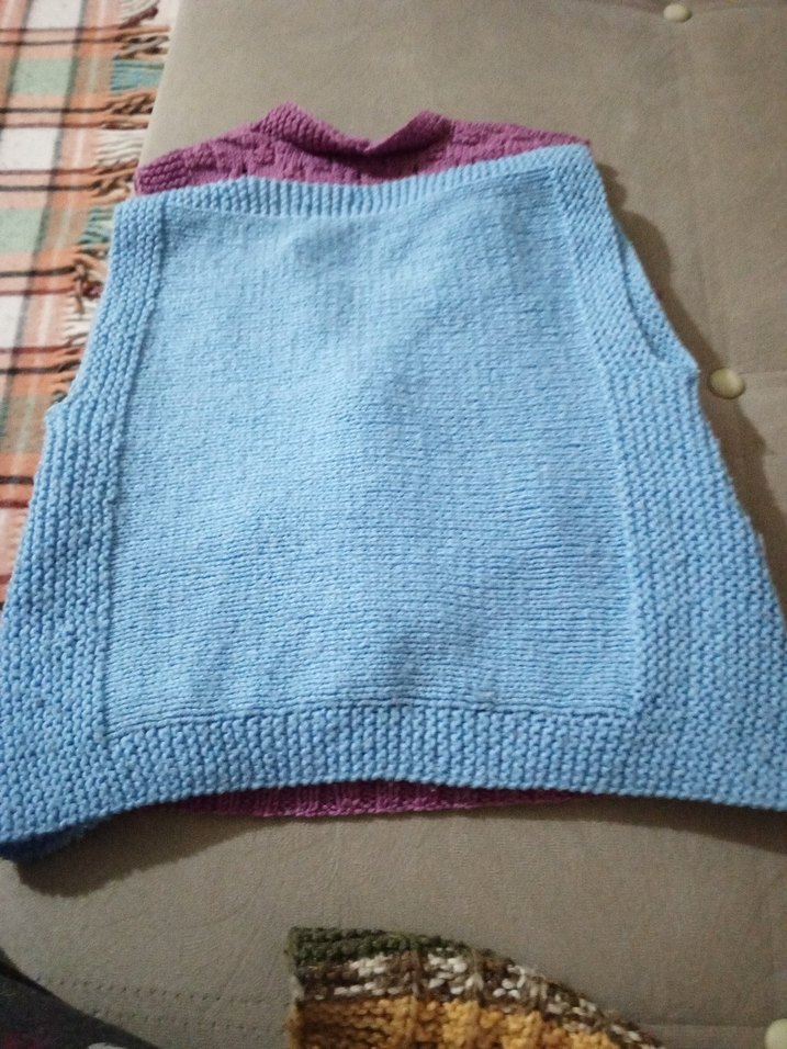 el emeği Örgü 2 adet unısex Çocuk Yeleği - Görsel 2