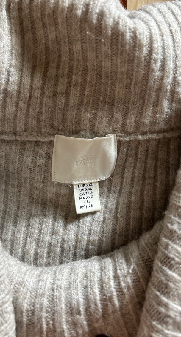 Gri Uzun Kollu Triko Kadın Elbise - Görsel 2