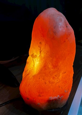Kırmızı Doğal Kaya Tuz Lambası - Görsel 2