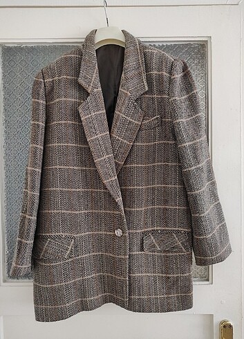 Kareli Vintage Ceket 