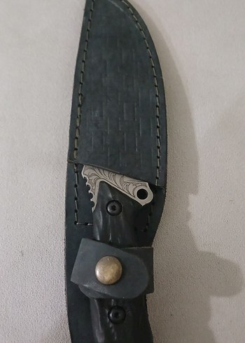 Oyma Desenli Siyah Bıçak - Görsel 3