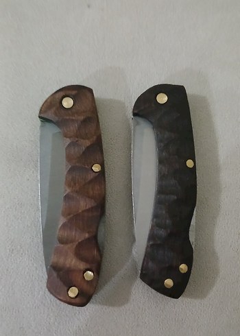 Kahverengi Ahşap Saplı Çakı. - Görsel 2