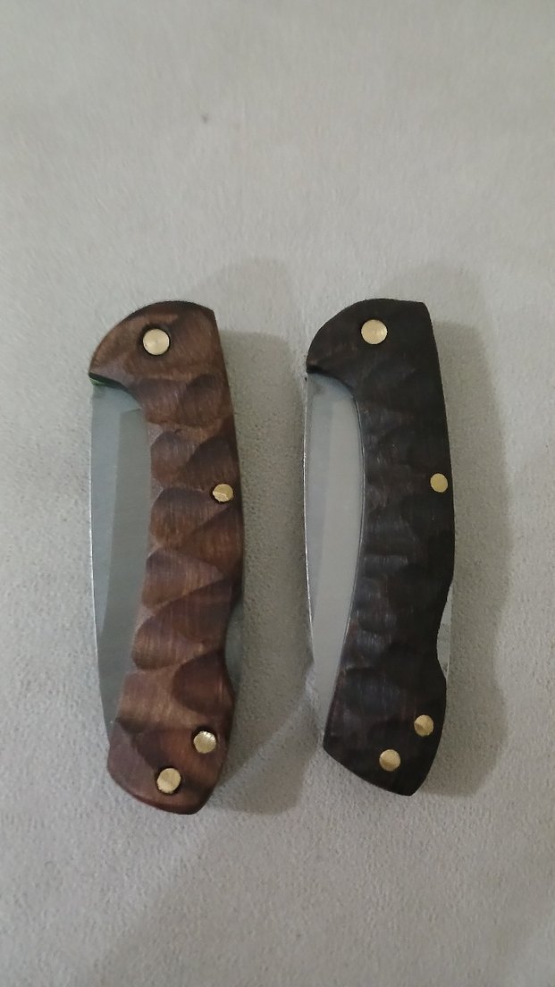 Kahverengi Ahşap Saplı Çakı. - Görsel 2