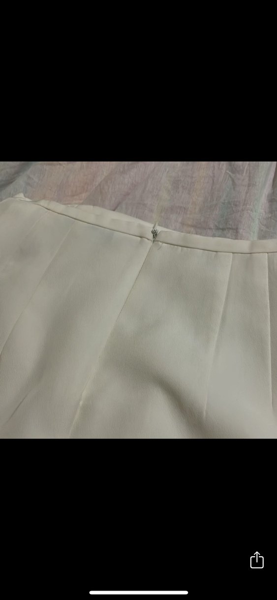 Zara beyaz etek - Görsel 3