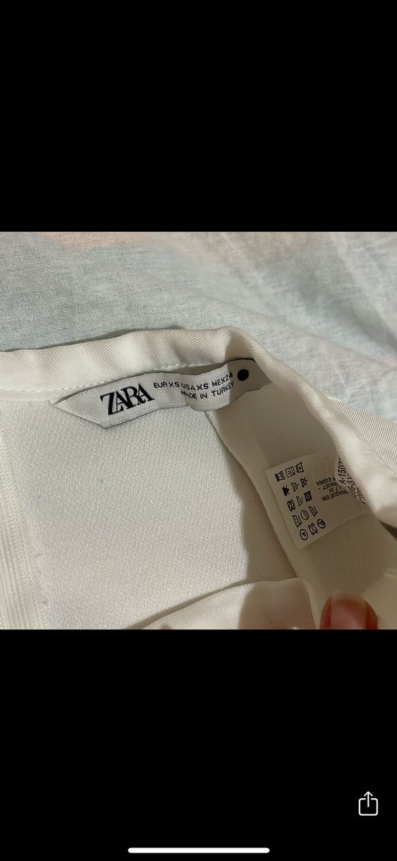 Zara beyaz etek - Görsel 2