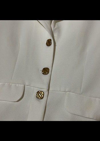 Zara kısa beyaz tulum - Görsel 2