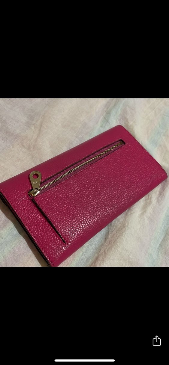 Pembe Deri Tokalı Kadın Portföy Cüzdan - Görsel 4
