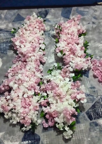 Pastel Pembe Yapay Çiçek Dekorasyonu - Görsel 5