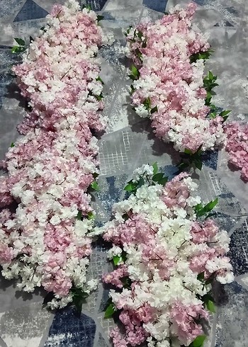 Pastel Pembe Yapay Çiçek Dekorasyonu - Görsel 6