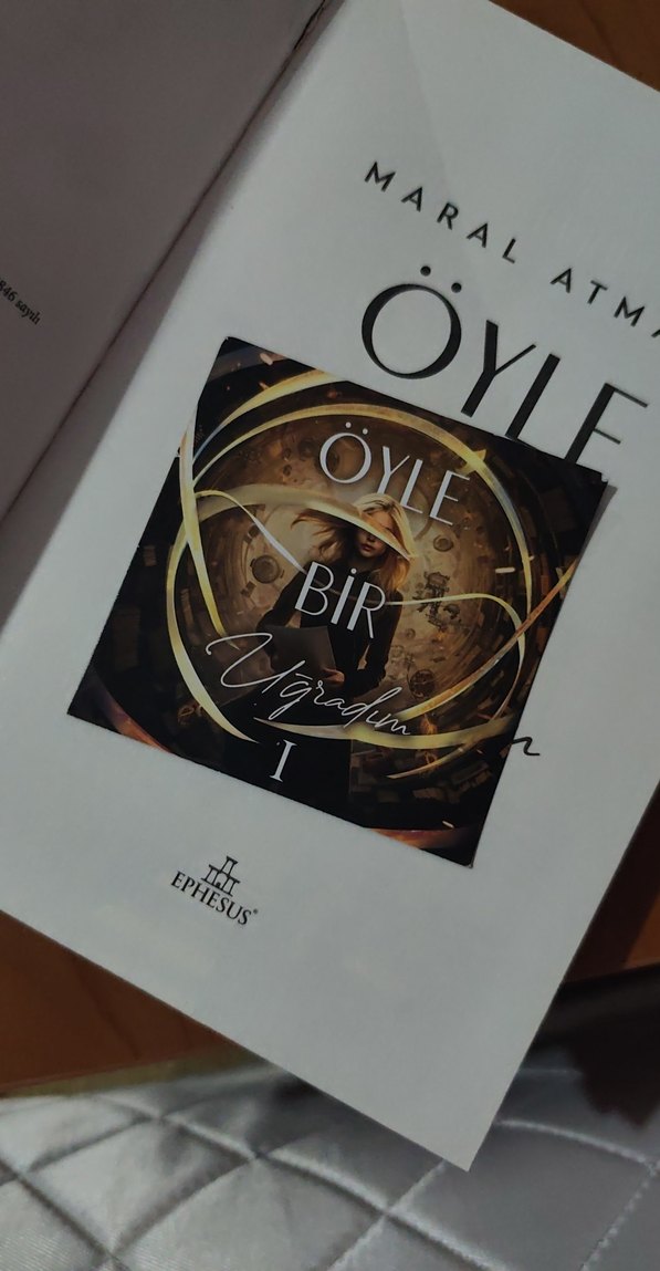 Öyle Bir Uğradım - Maral Atmaca ciltli yan baskılı - Görsel 5