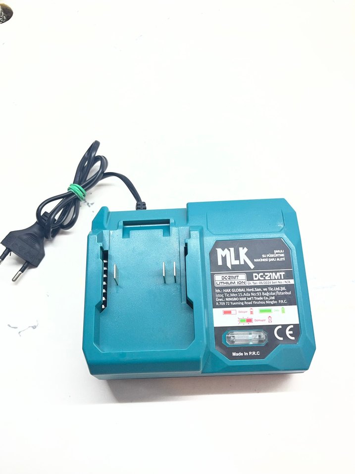 Hızlı şarj aleti 
Turkuaz MLK DC21MT Lityum İyon Şarj Aleti - Görsel 2