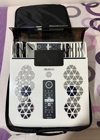 Masaj aleti 
Relaxxon Beyaz Taşınabilir Masaj Cihazı - Görsel 4