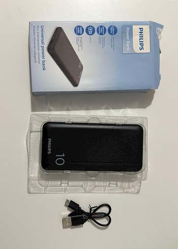Philips 10.000 mAh Siyah Power Bank - Görsel 2