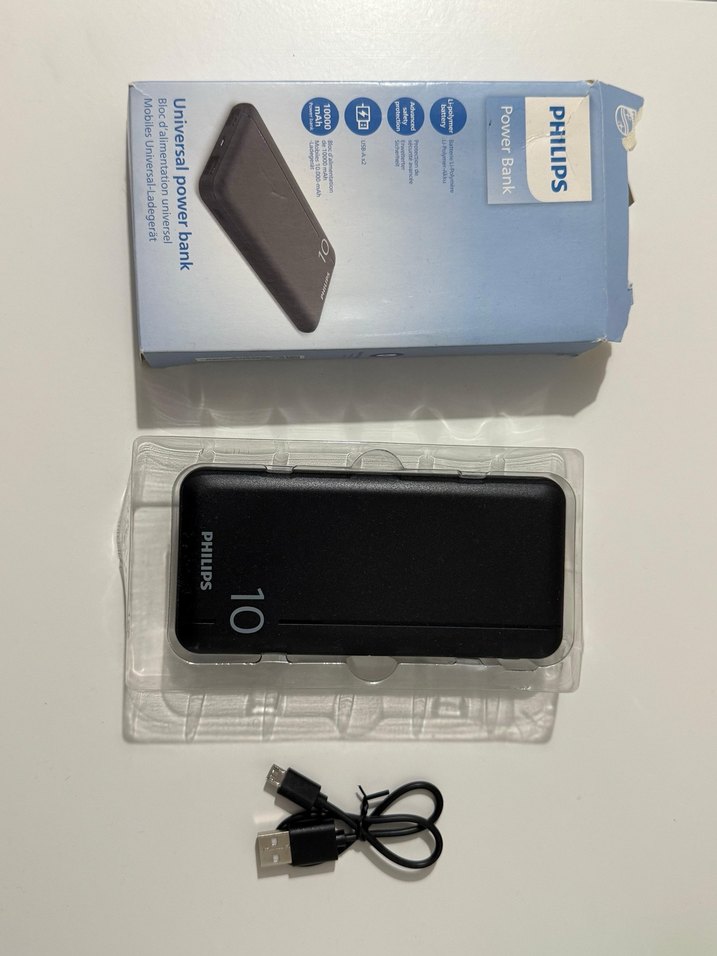 Philips 10.000 mAh Siyah Power Bank - Görsel 2