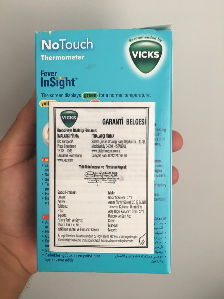 VICKS Temassız Dijital Ateş Ölçer - Görsel 2