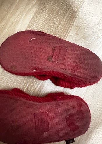 Bordo Örgü Kadın Platform Topuklu Sandalet - Görsel 3