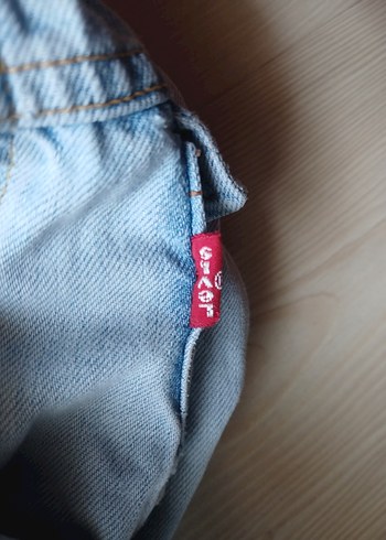 Düğmeli Mavi Kadın Denim Ceket - Görsel 2