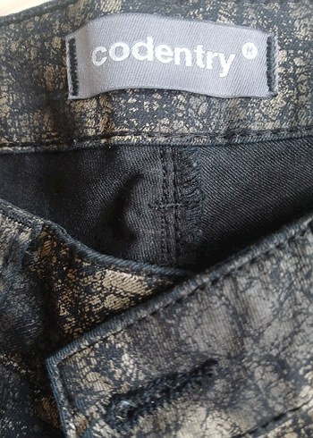 Codentry Desenli Kadın Denim Pantolon - Görsel 3