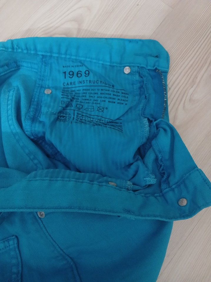 Kadın  Mavi Kot Pantolon - Görsel 4