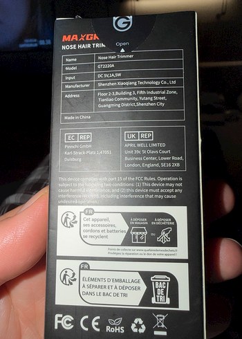 Maxgroom Burun Kılı Kesici - Görsel 2