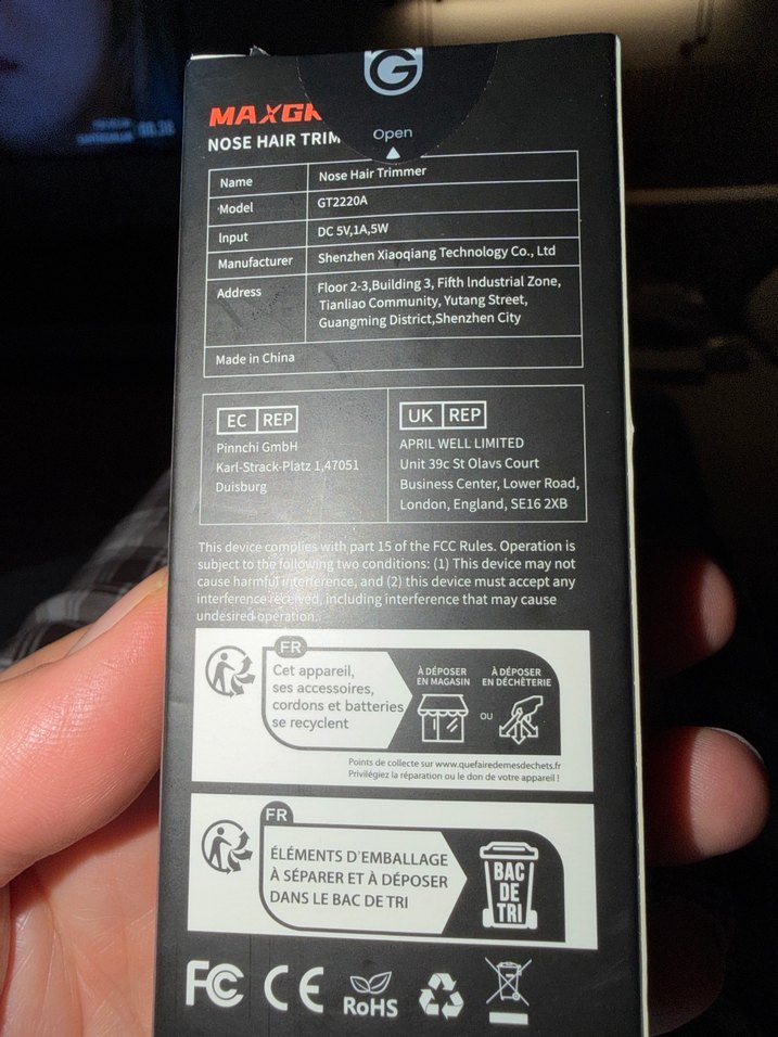 Maxgroom Burun Kılı Kesici - Görsel 2