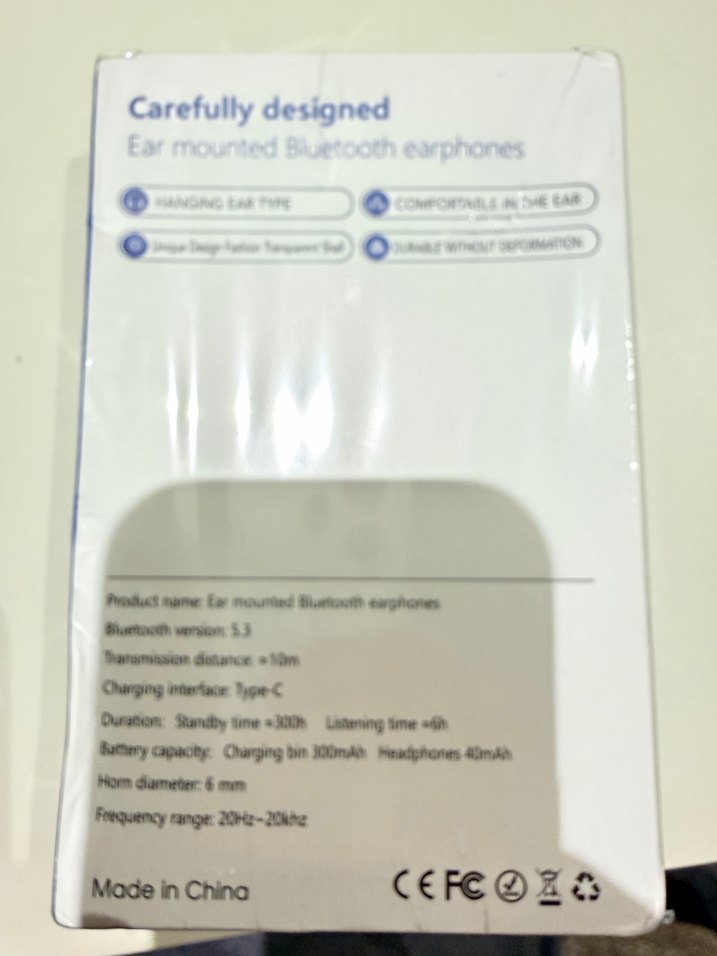 Bej Kulak İçi Bluetooth Kulaklık - Görsel 2