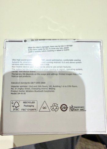 Buds3 Kablosuz Kulaklık Beyaz - Görsel 3