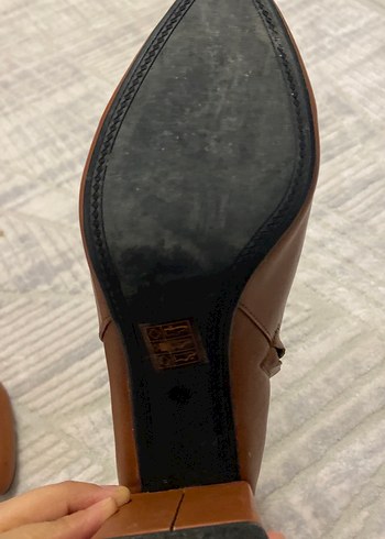 Kahverengi Tokalı Kadın Deri Dizüstü Çizme - Görsel 5