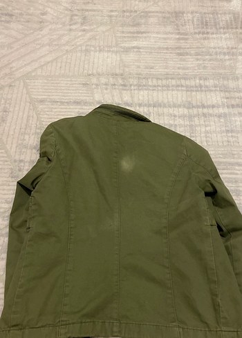 Yeşil kadın ceket - Görsel 3