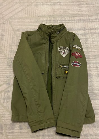 Yeşil kadın ceket - Görsel 2