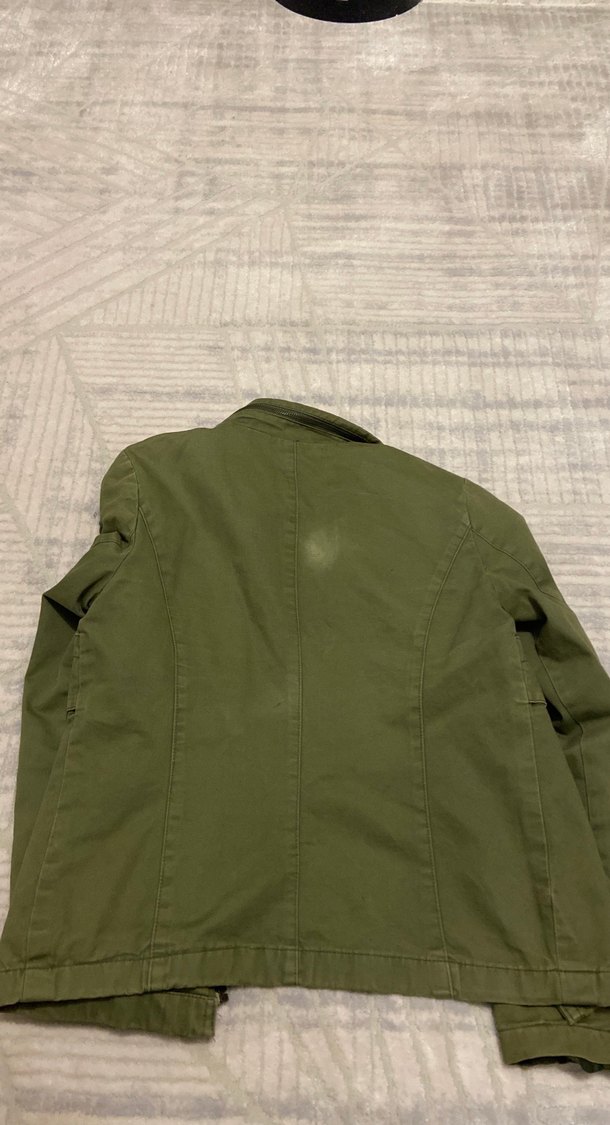 Yeşil kadın ceket - Görsel 3