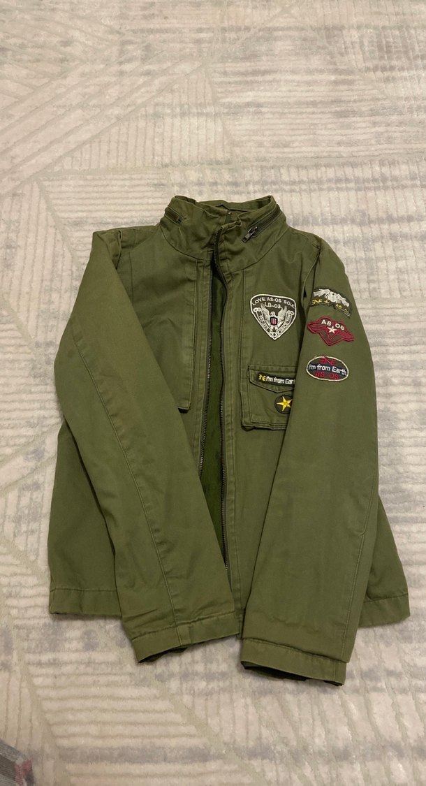 Yeşil kadın ceket - Görsel 2