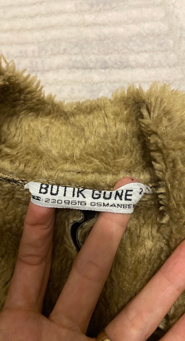 Kahverengi Kürklü Deri Kadın Ceket - Görsel 4