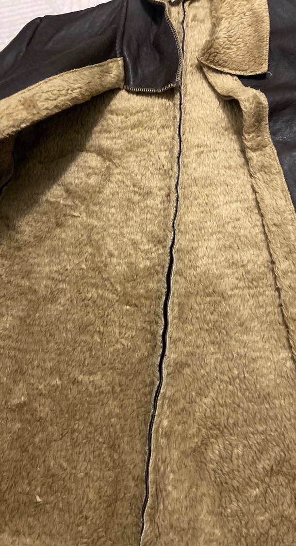 Kahverengi Kürklü Deri Kadın Ceket - Görsel 3