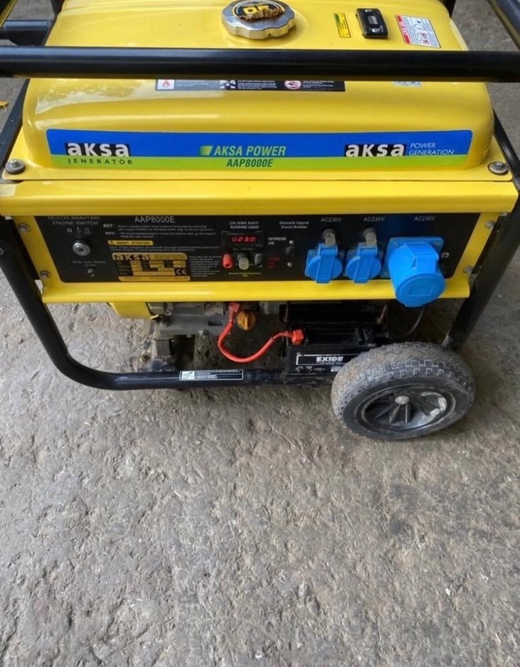 AKSA AAP 8000E 8kVa Benzinli Jeneratör - Görsel 2