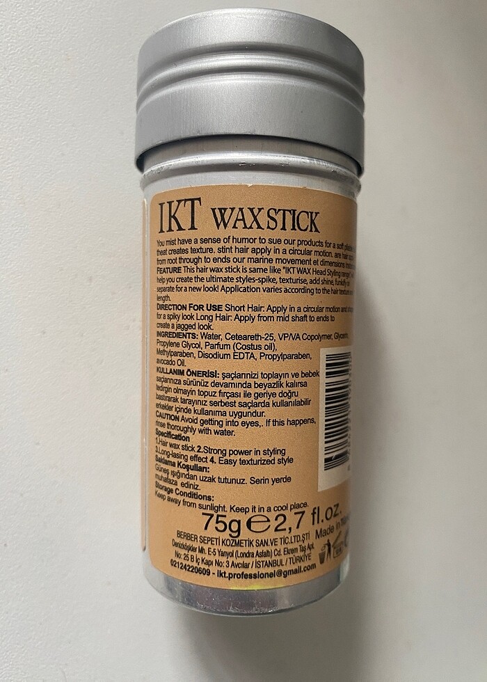 IKT Saç Wax Stick - Görsel 3