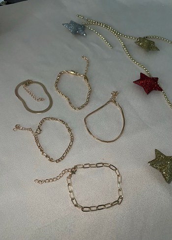 Kadın Altın Zincir Detaylı Bileklik - Görsel 3