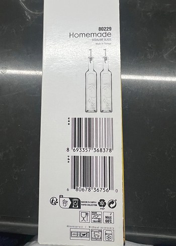 Pasabahce Sarı Cam Yağlık Şişesi - Görsel 5