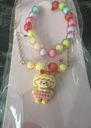 Renkli Boncuklu Çocuk Takı Seti - Görsel 2